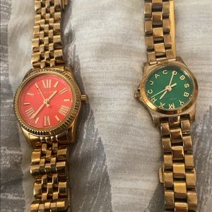 Michael kors and Marc Jacob watches